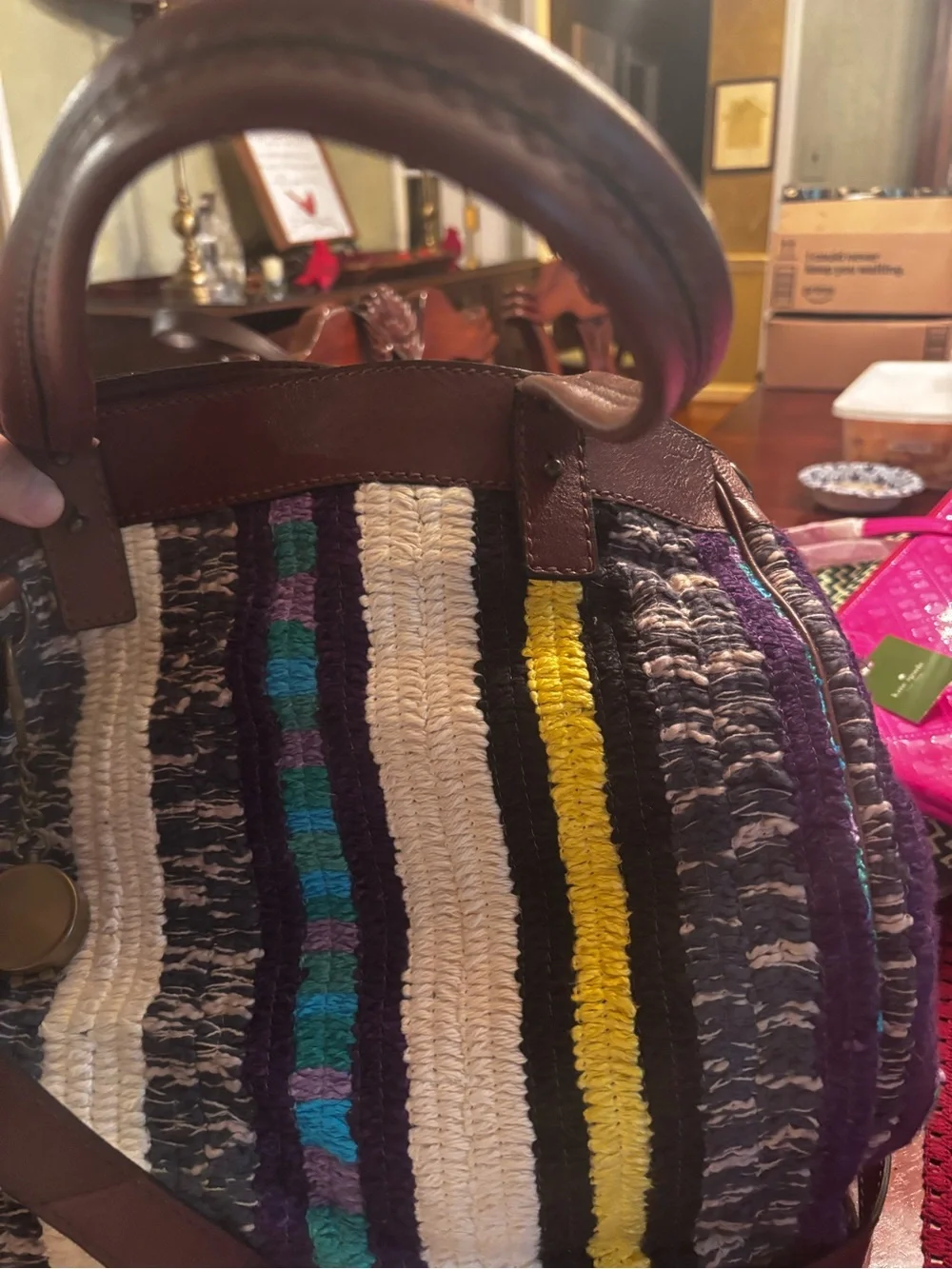 Anthropologie Star Board North Bag boho laptop shoulder B010